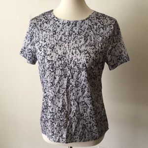 H&M blouse size 8 zipper back